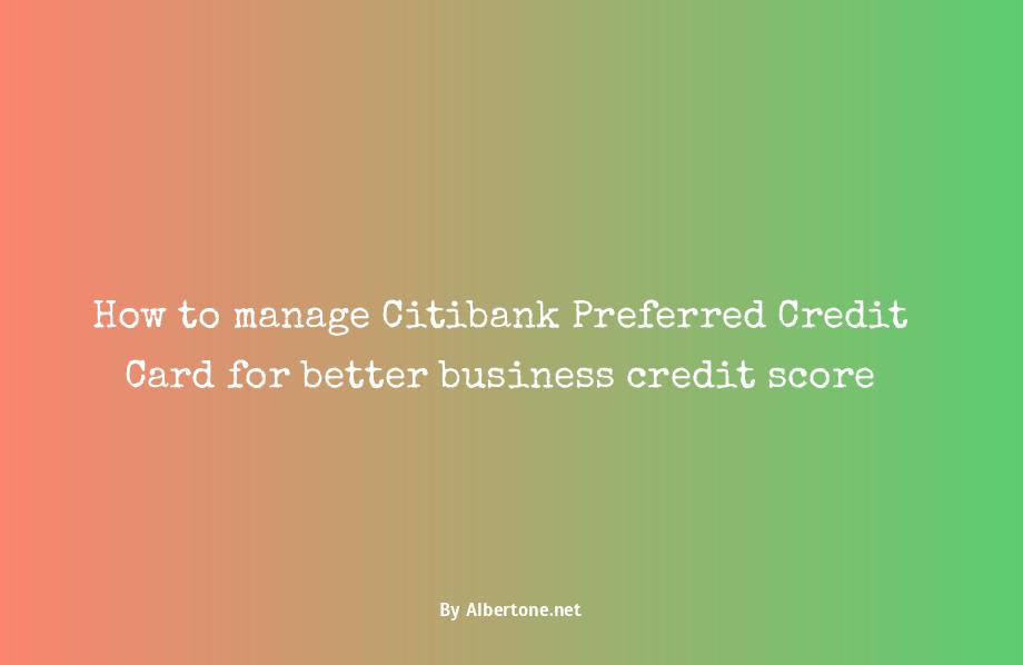 citibank preferred credit card