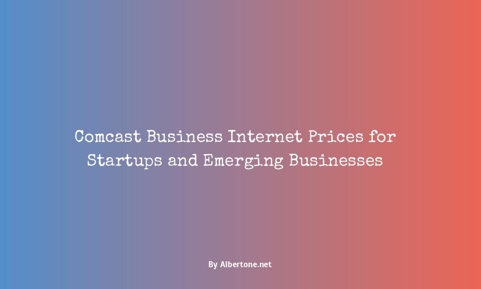 comcast business internet prices