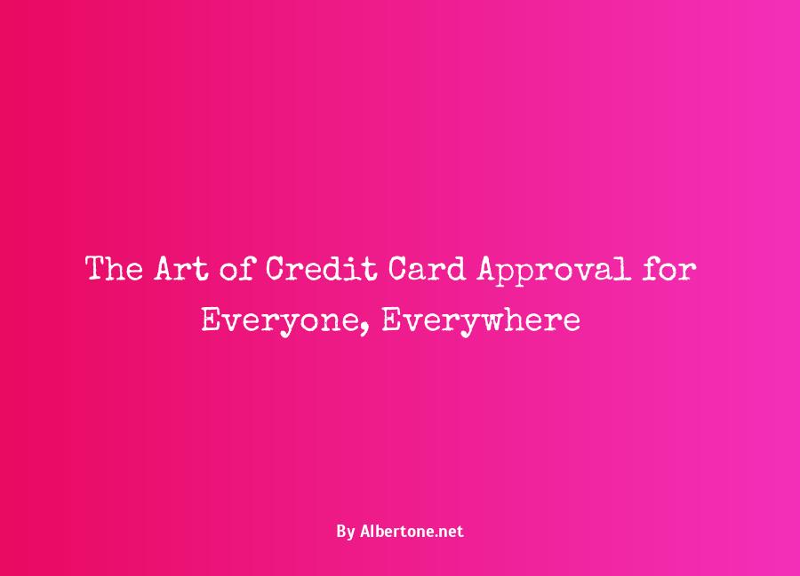 credit card that approves everyone