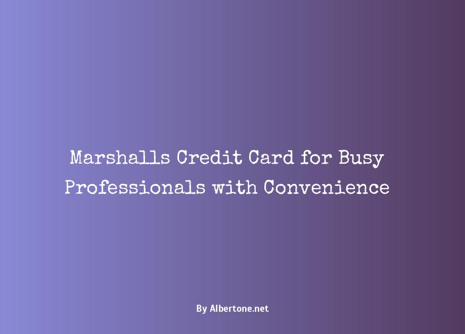 credit card for marshalls