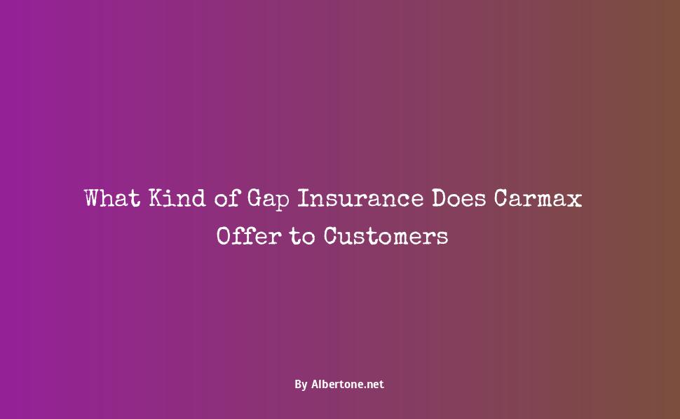 does carmax offer gap insurance