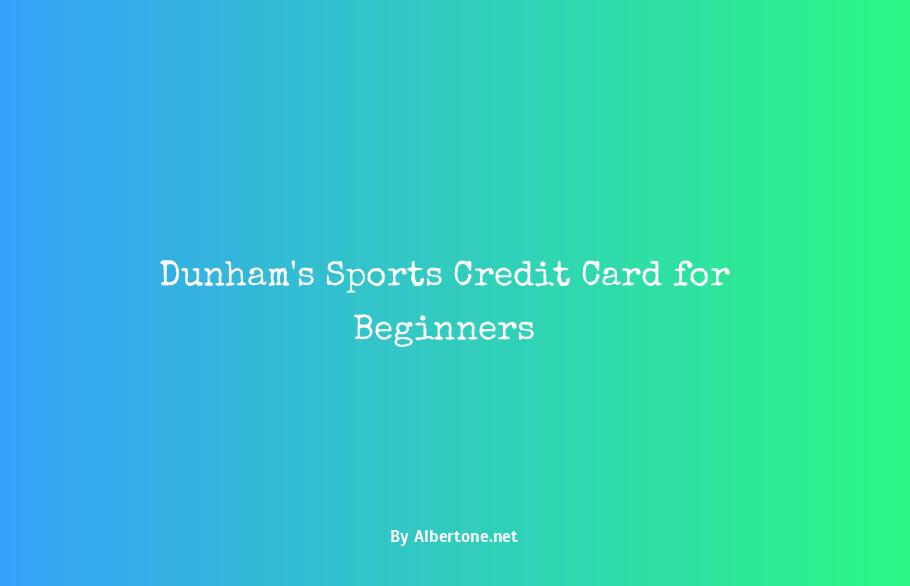 dunham's sports credit card