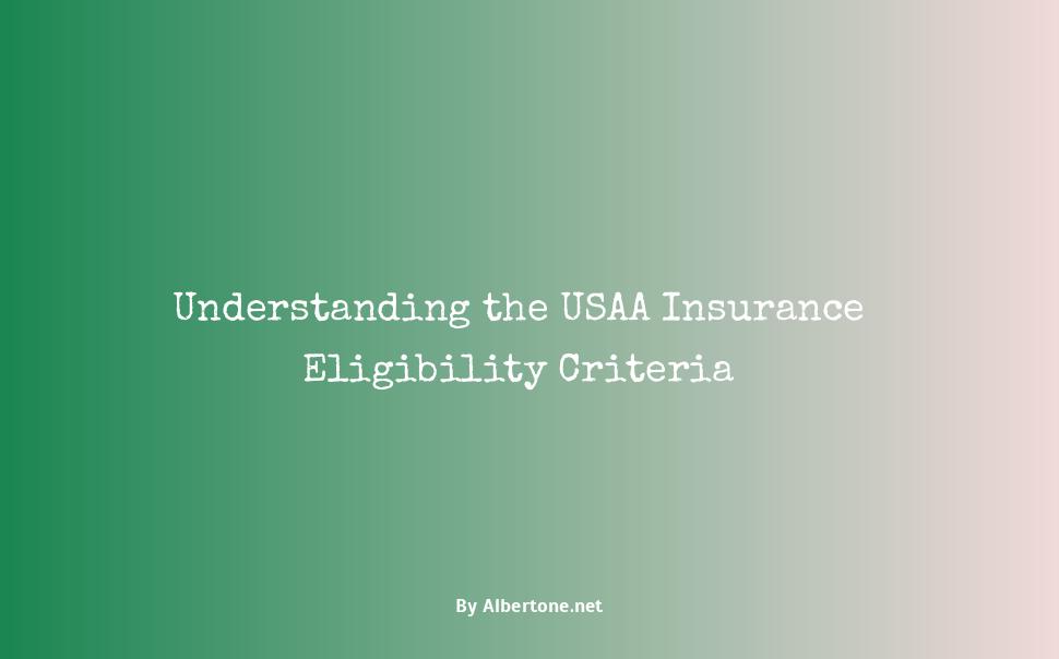 eligibility for usaa insurance