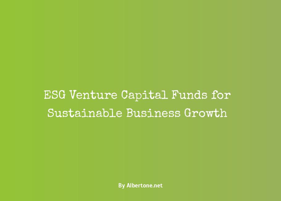 esg venture capital funds