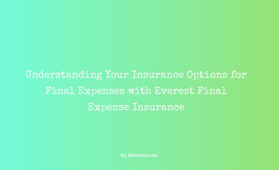 everest final expense insurance