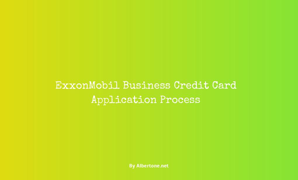 exxonmobil business credit card