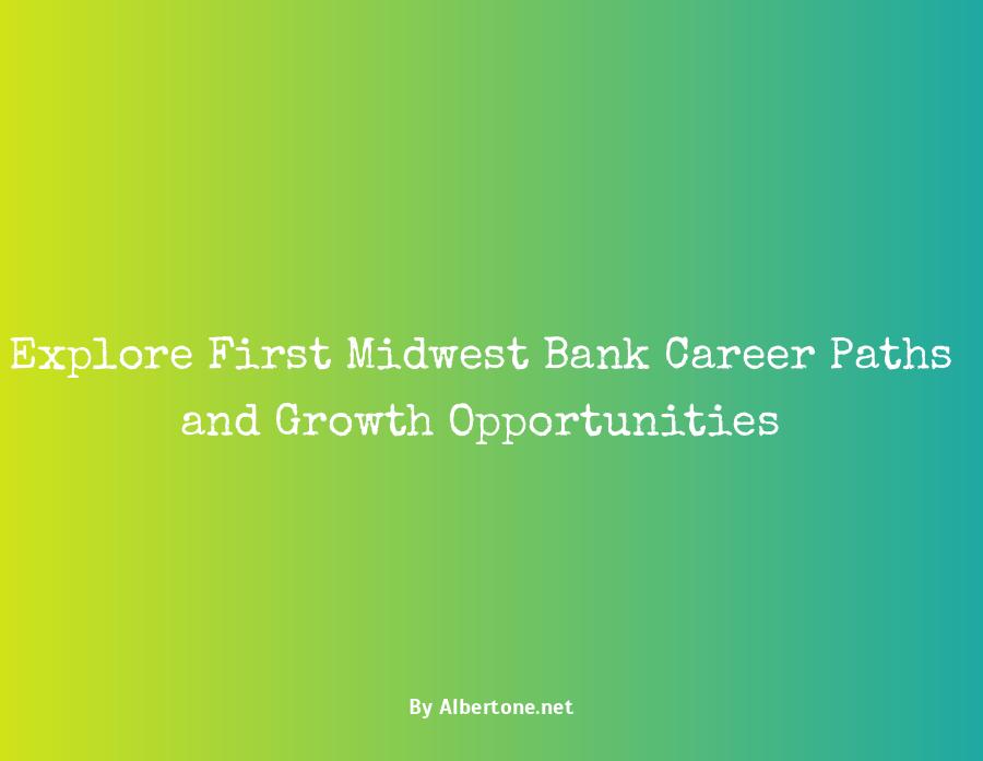 first midwest bank careers