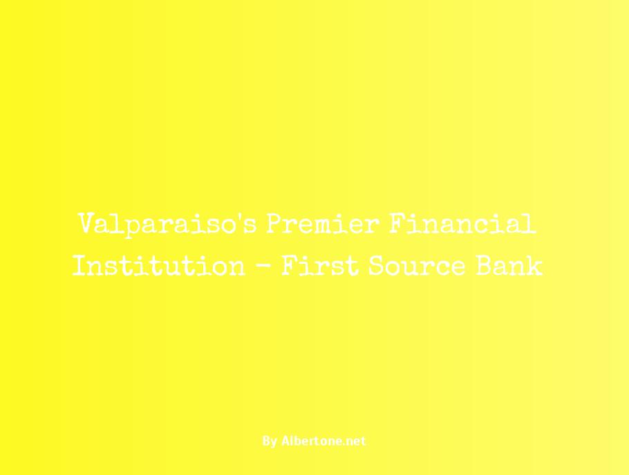 first source bank valparaiso