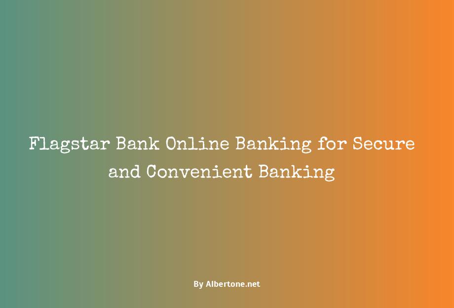 flagstar bank online banking