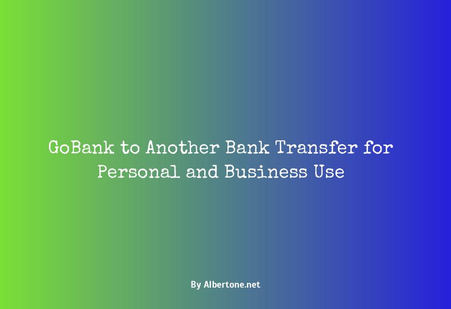 gobank transfer to another bank