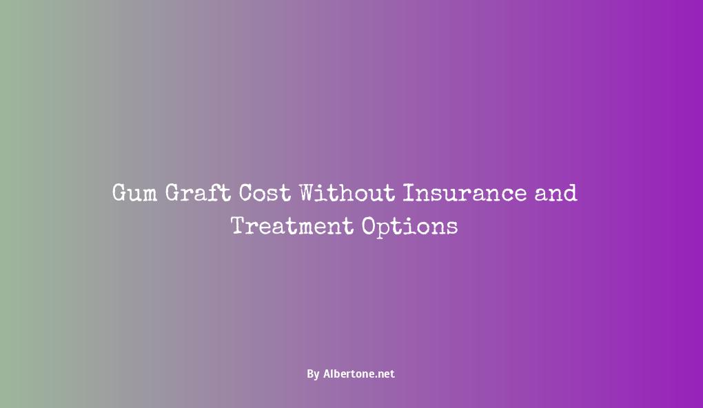 gum graft cost without insurance