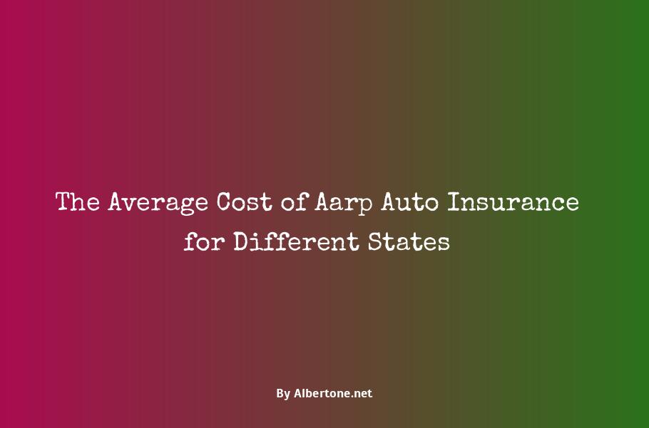 how much does aarp auto insurance cost