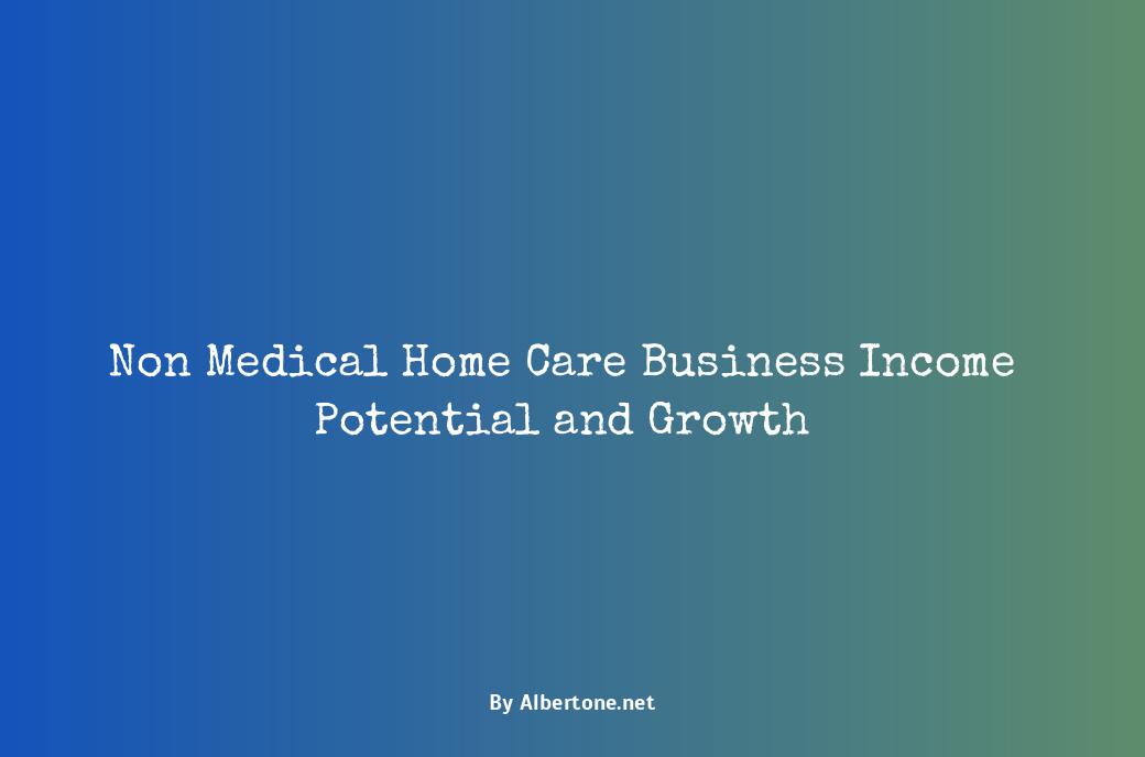 how much does a non medical home care business make