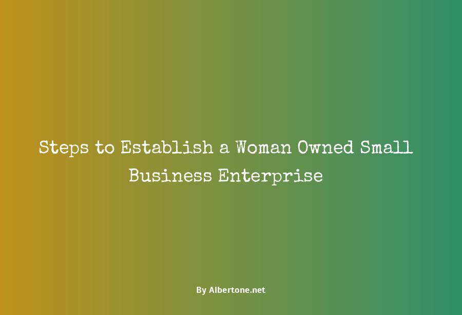 how to become a woman owned small business