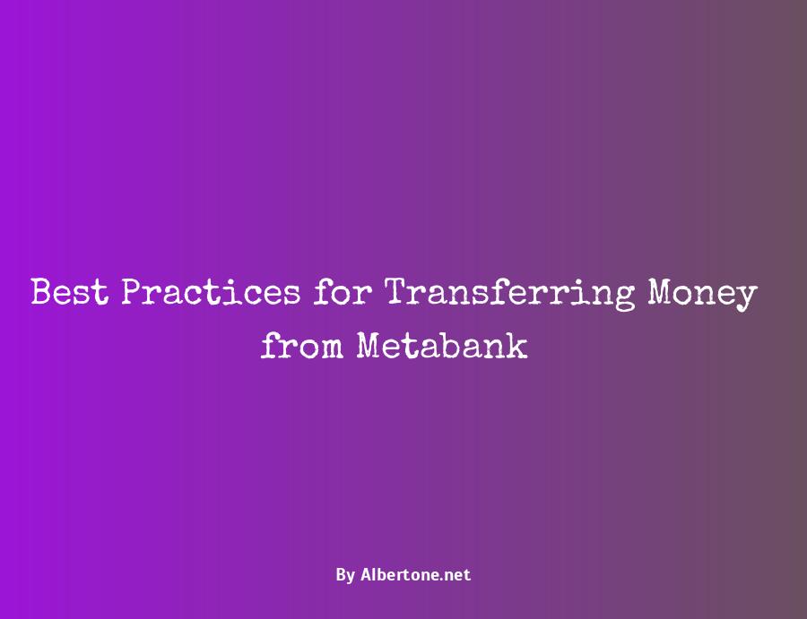 how to transfer money from metabank