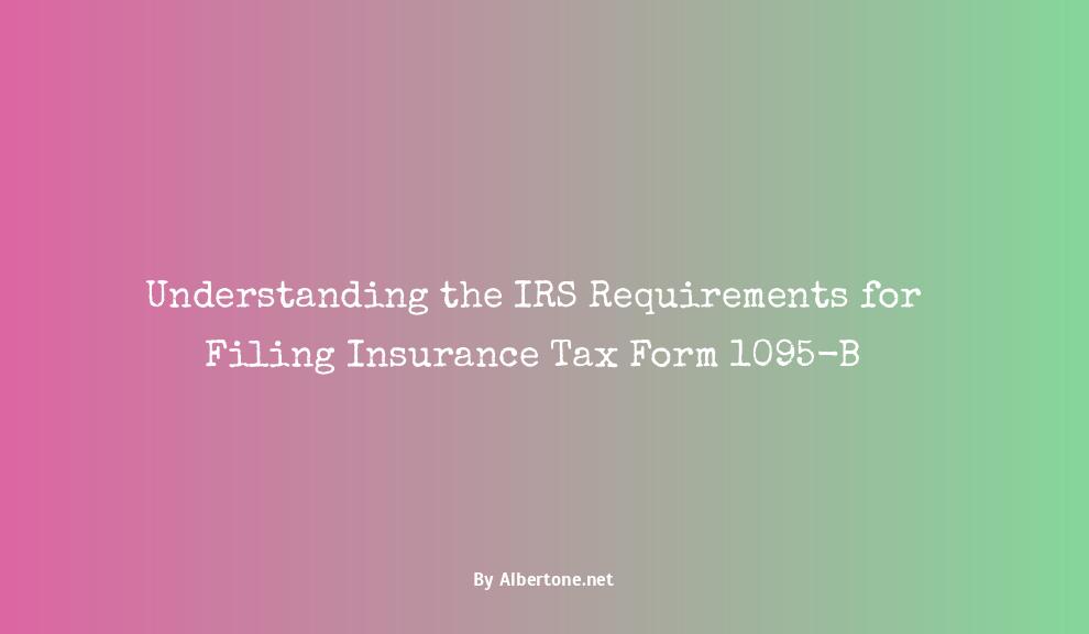 insurance tax form 1095 b