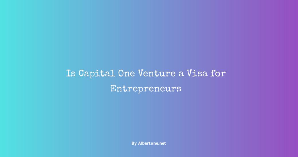 is capital one venture a visa