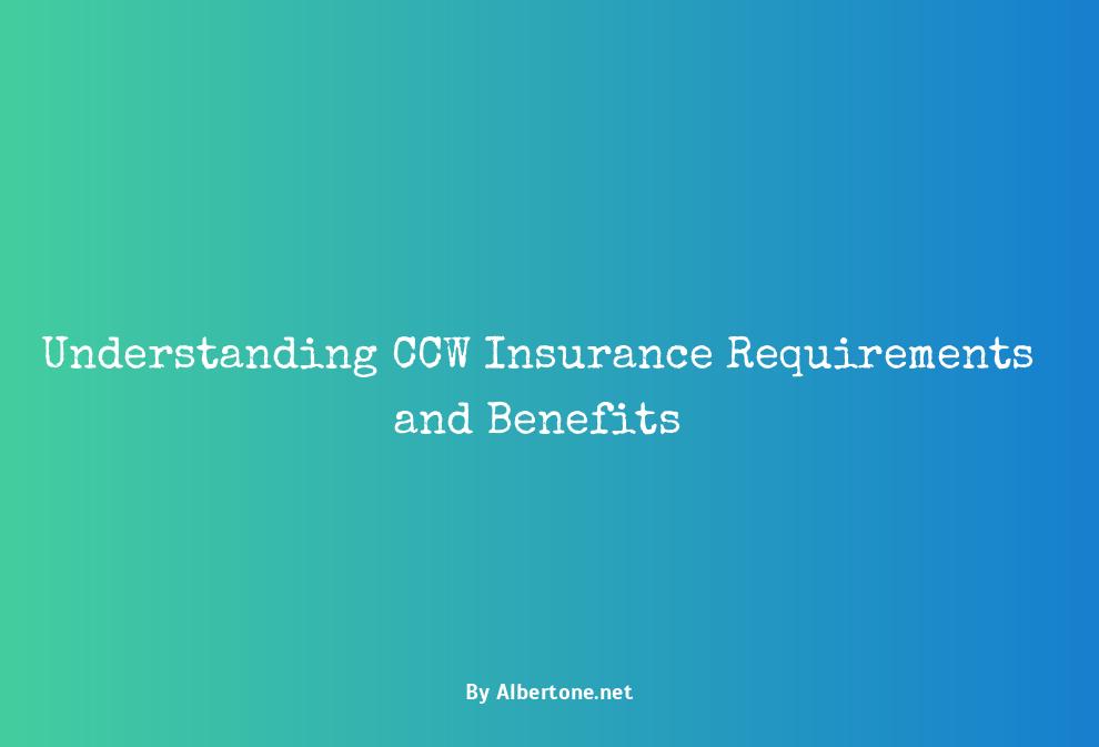 is ccw insurance necessary