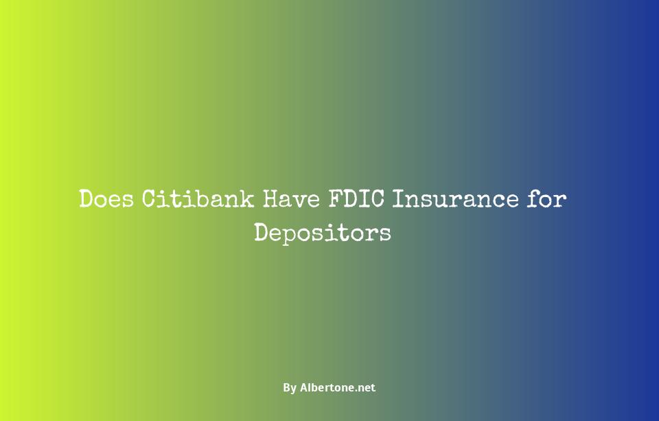 is citibank fdic insured