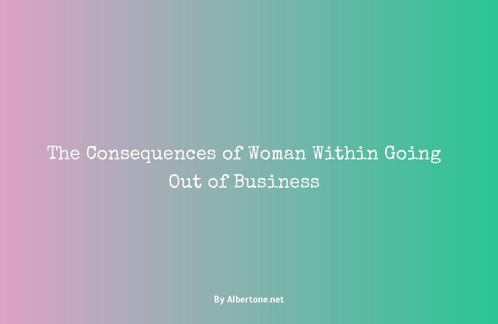 is woman within going out of business