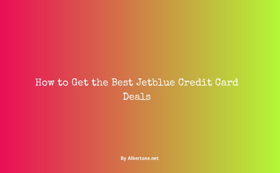 jetblue credit card deals