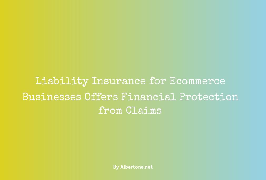 liability insurance for ecommerce