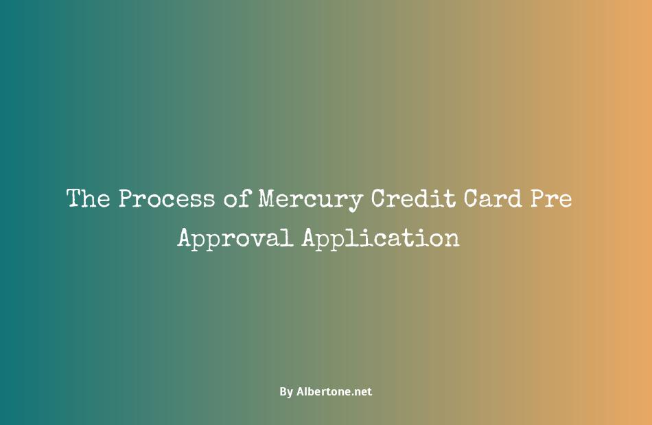 mercury credit card pre approval