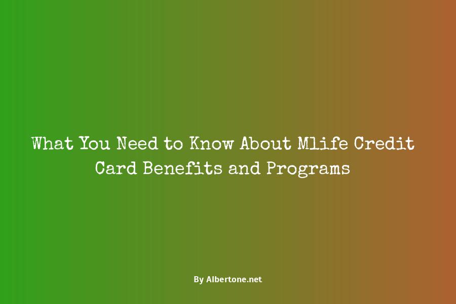 mlife credit card benefits