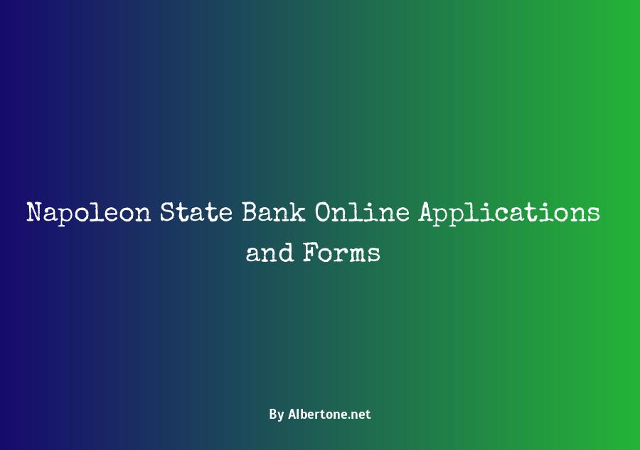 napoleon state bank online