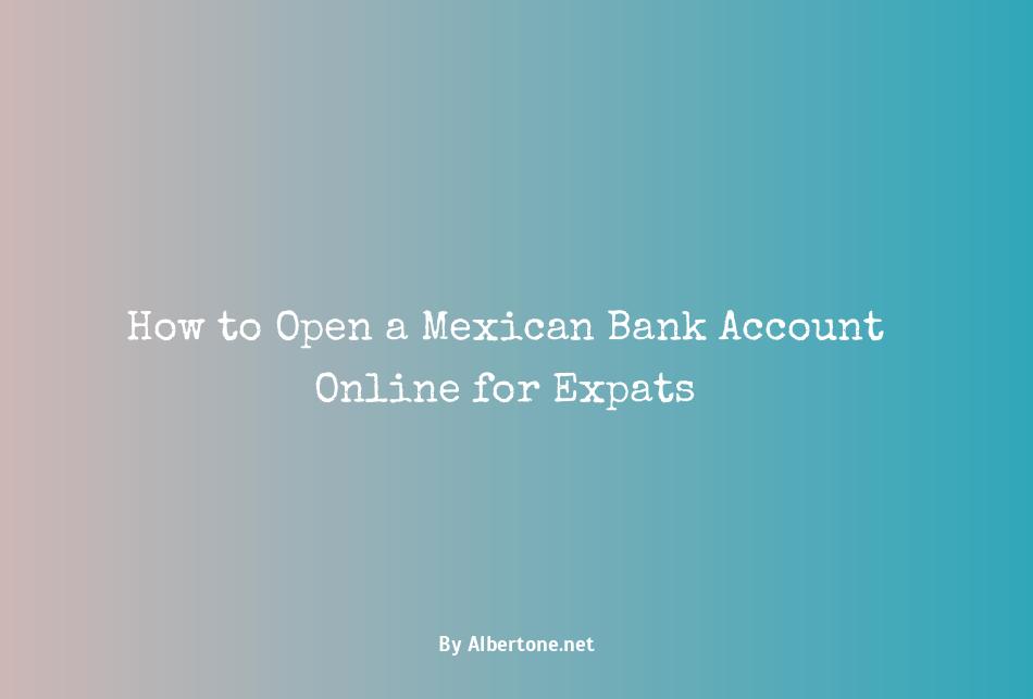 open mexican bank account online