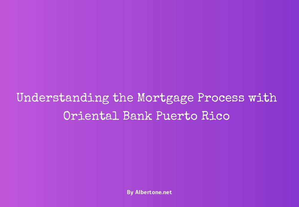 oriental bank puerto rico mortgage