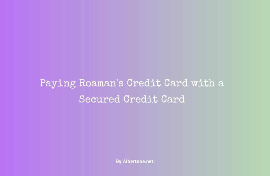 pay roamans credit card