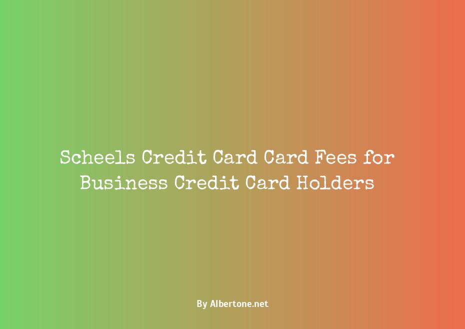 pay scheels credit card