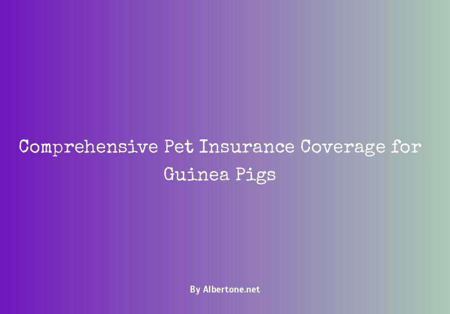 pet insurance for guinea pigs