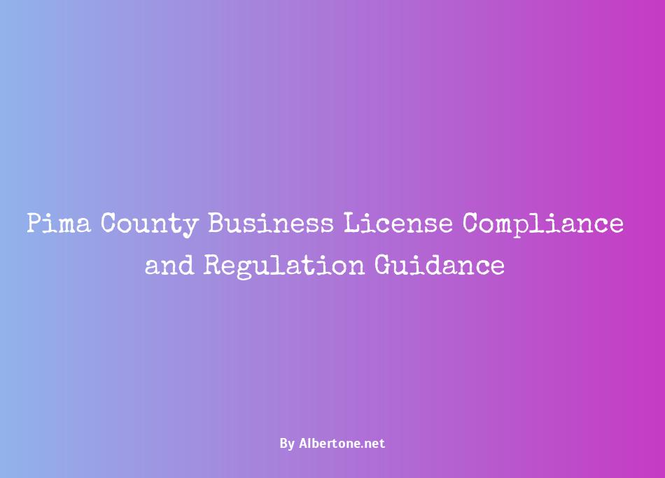 pima county business license