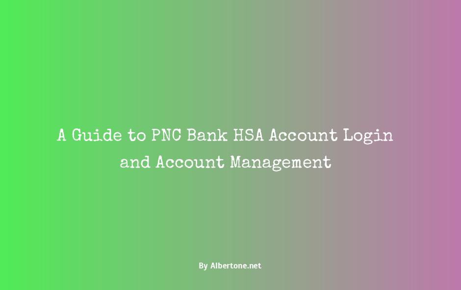 pnc bank hsa account