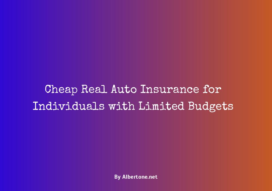 real cheap auto insurance