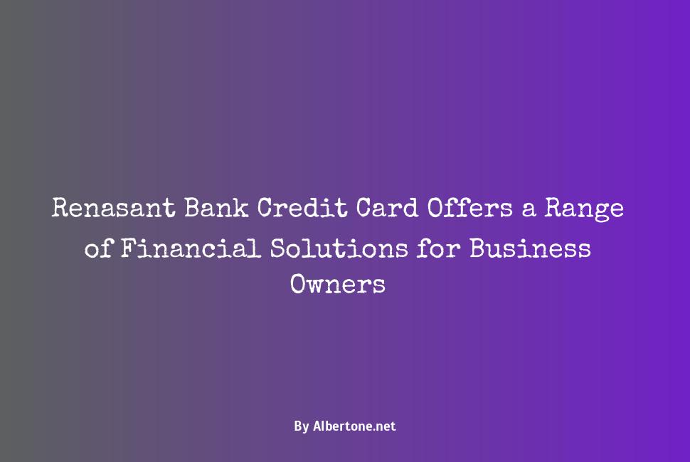 renasant bank credit card