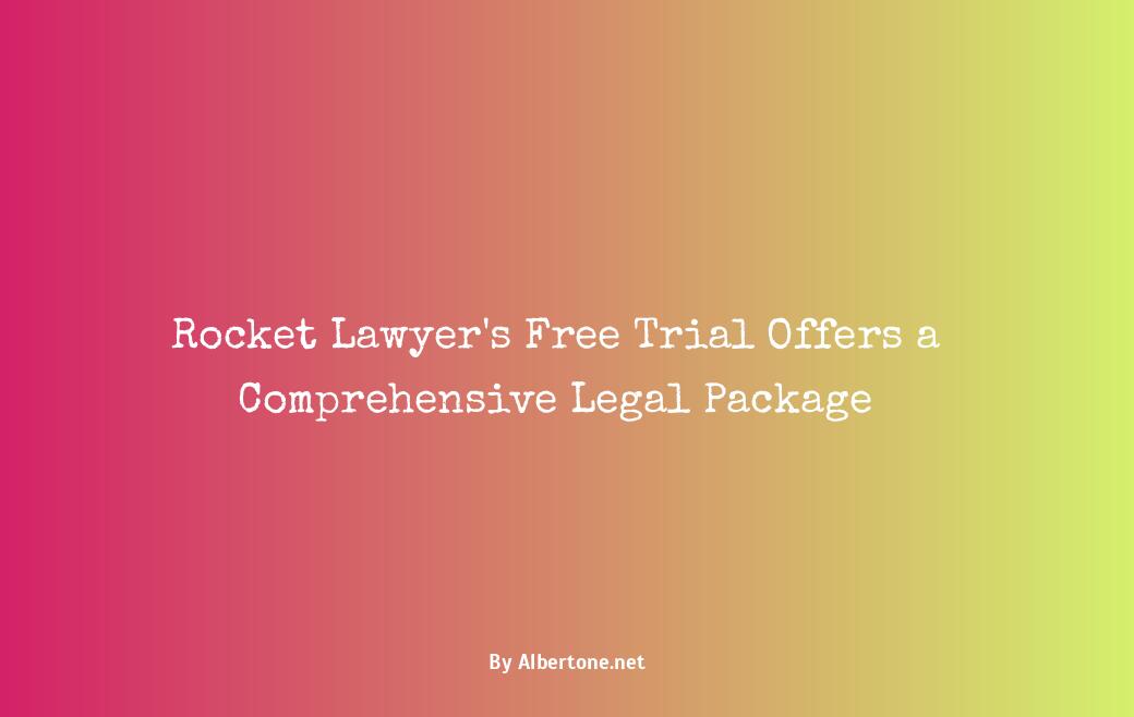 rocket lawyer free trial