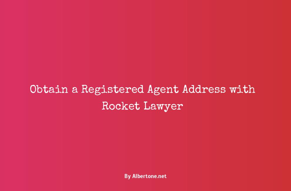 rocket lawyer registered agent address