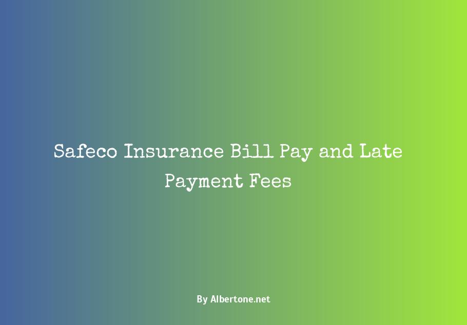 safeco insurance bill pay