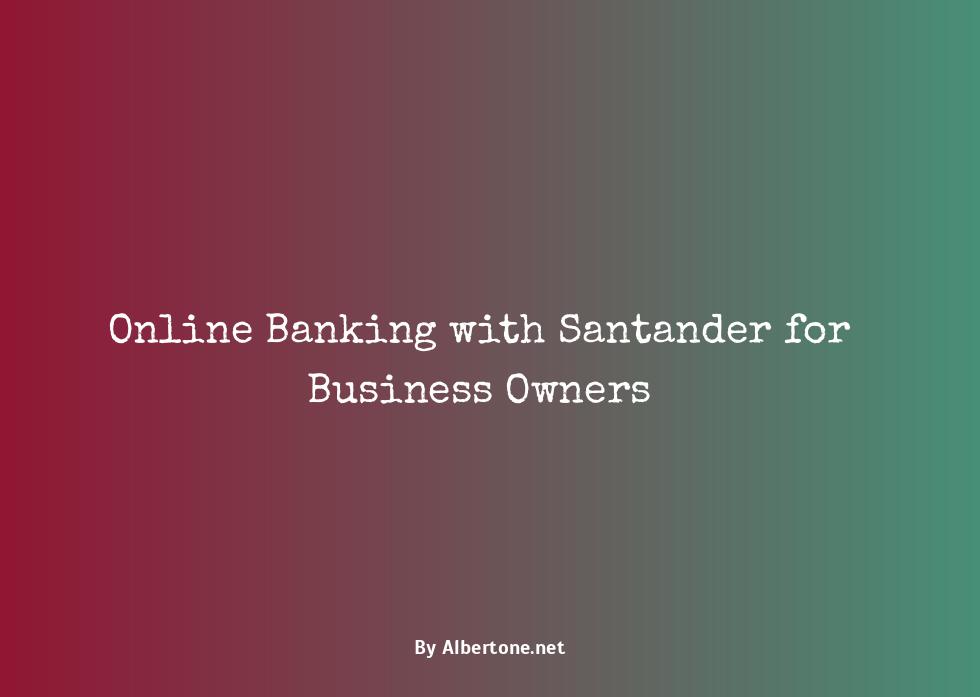 santander on line banking