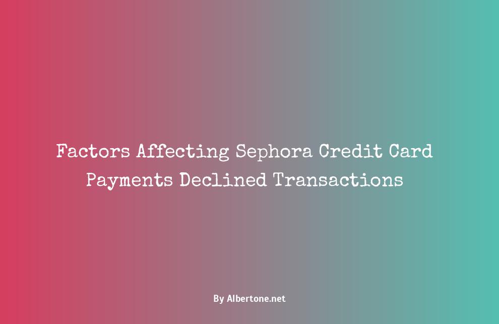 sephora credit card payments