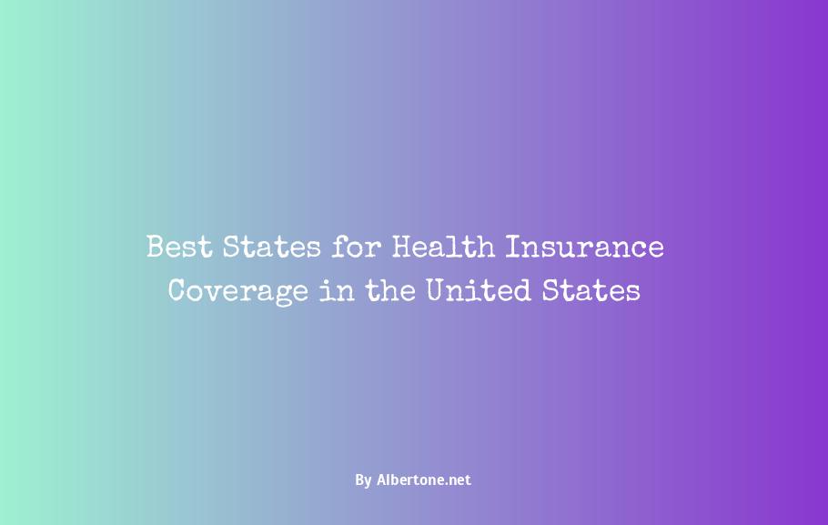 states with best health insurance