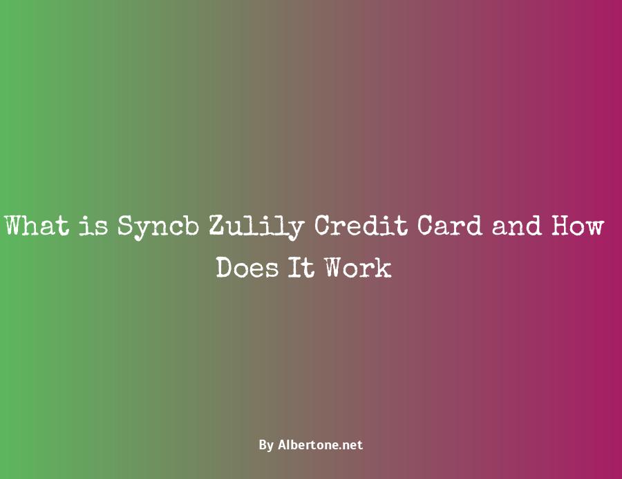 syncb zulily credit card