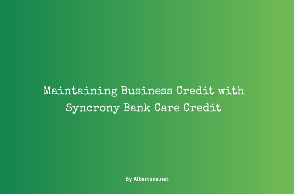 syncrony bank care credit