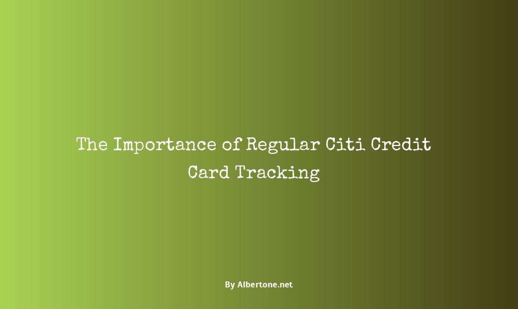 track citi credit card