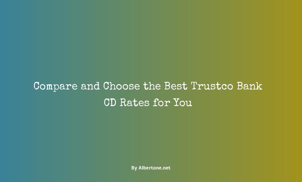 trustco bank cd rates