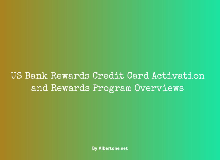 u.s. bank rewards card activation