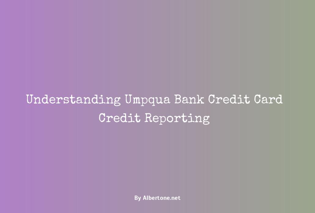 umpqua bank credit card